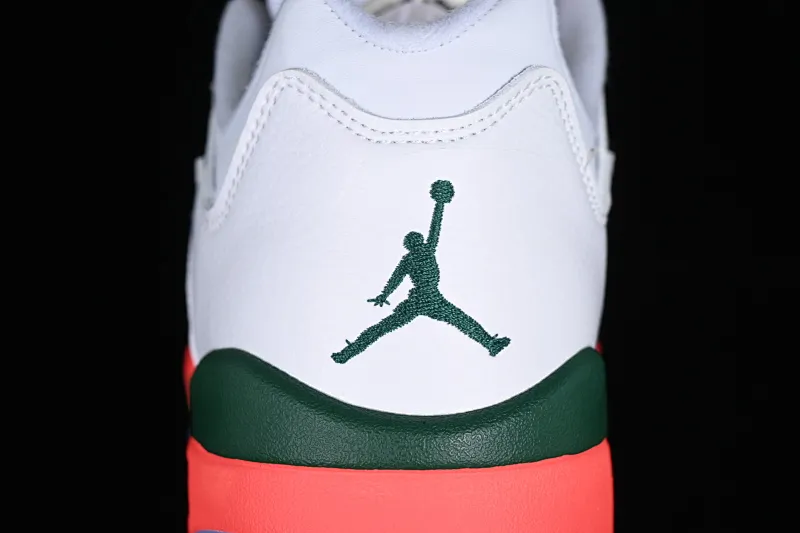 All categories Air Jordan Jordan series basketball shoes Air Jordan 5 Z version Air Jordan Retro Low AJ5 Joe 5 Knicks white blue orange low-top basketball shoes FQ1316-018